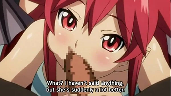 Little step Sister Helps Cum Hentai Sibling Blowjob