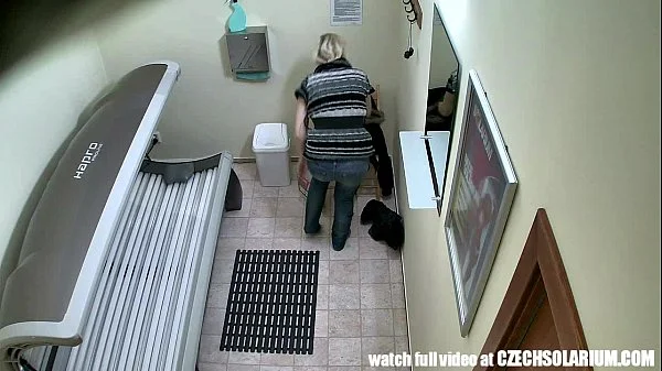 Hidden Camera in Public Tanning Bed