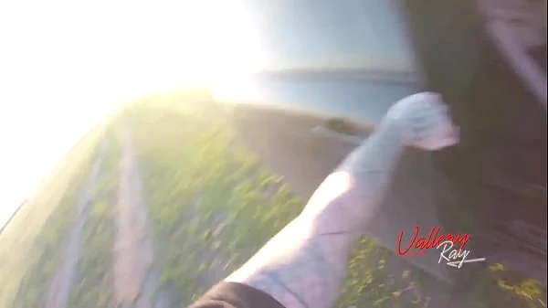 public sex in the car with a stranger / spy camera