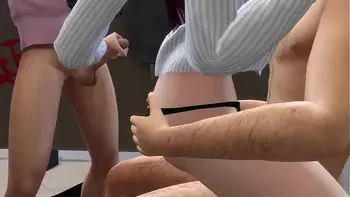 Horny Wife Cheats In Front of Husband - Part 4 - DDSims