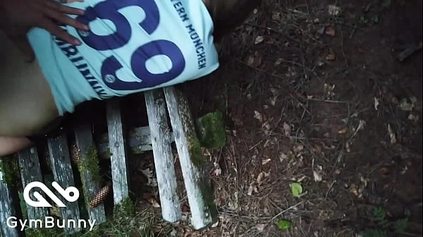 Bavarian Teen enjoys Creampie in the Nature