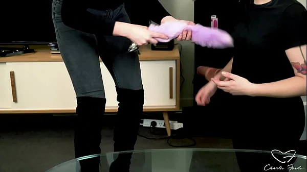 Charlie and Mia fuck and fist each other with toys from an apartment they rob