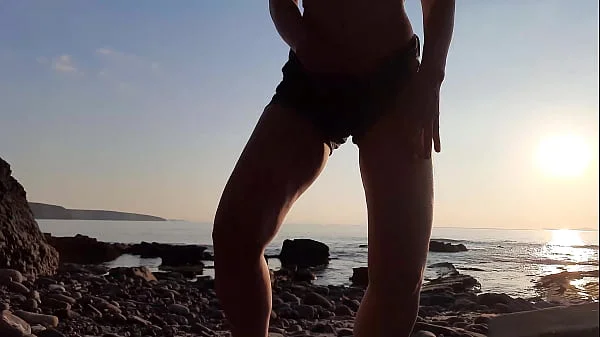 On the beach