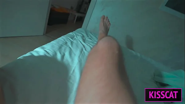S2E3: Step mom came from party without panties and Step son fucked her in share bed till cum inside