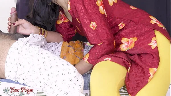 Priya Maid's dirty pussy fucked hard with gaaliyan by maid after deep blowjob. desi hindi sex video