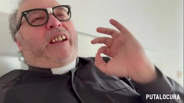PutaLocura - La estudiante descarriada Laura Hardkinks necesita la santa polla del Padre Damián.