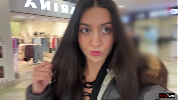 Cumwalk in Public Shopping Mall