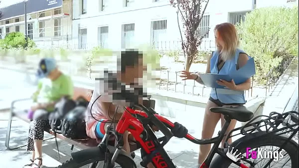 FAKings' SEXY SURVEY! Dirty Spanish babe teases and tests guys in Madrid