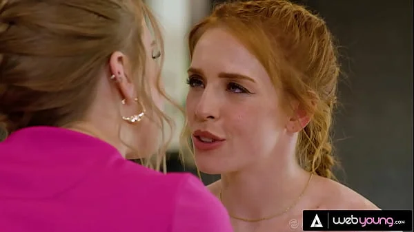 Naturally Stacked Masseuse Octavia Red Gets Horny While Massaging Petite Redhead Bestie Madi Collins