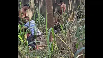 orgy bareback interracial in the florest 05 08