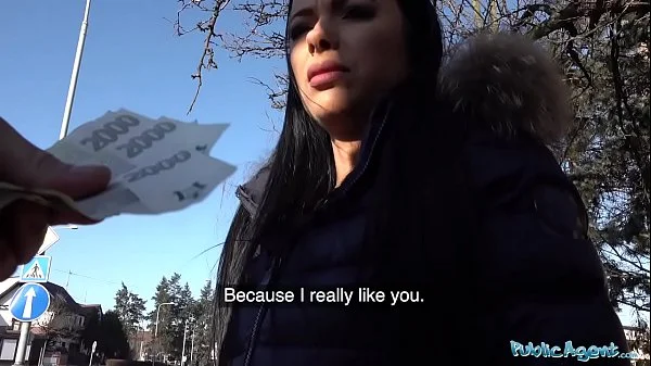 Public Agent Fast fucking with tanned tight body babe with big tits