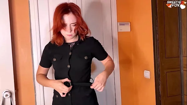 Security Guard Punished Girl for Shoplifting - Cum in Mouth