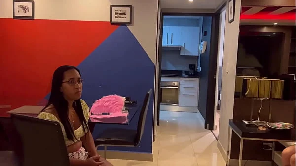 Fucking a girl next to my wife, English captions