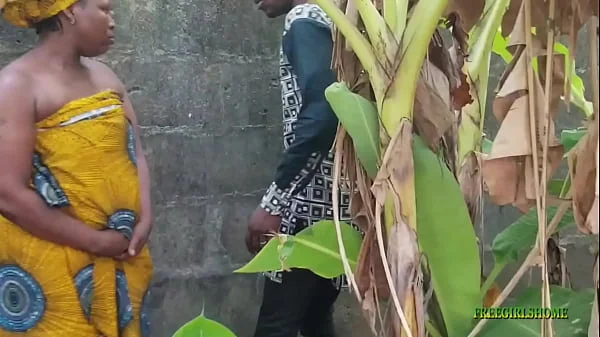 She got fucked on her way back from farm