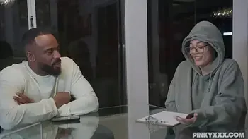 AMBER ALENA TAKES HUGE BLACK DICK