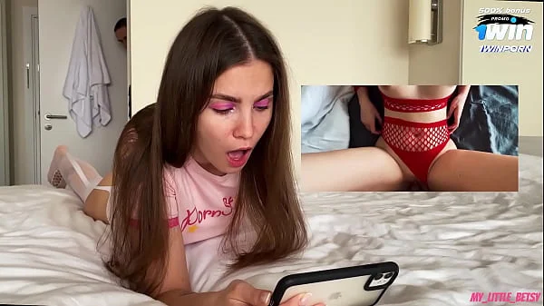 I Started Fucking Whore StepSister While She Watched Porn And Cum In Her Mouth