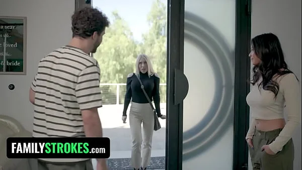 Naughty StepMother Helps Her Stepson And His Gorgeous Girlfriend Shoot More Content For TeamSkeet