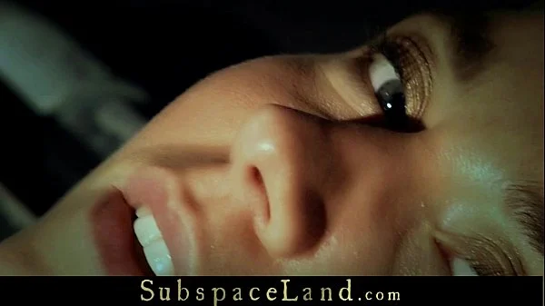 Bondage nymph Julie Skyhigh in slutty body suit