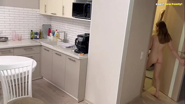 Is this the first time for you? Don't worry, you will succeed! Stepmom and Stepdaughter have hot sex!