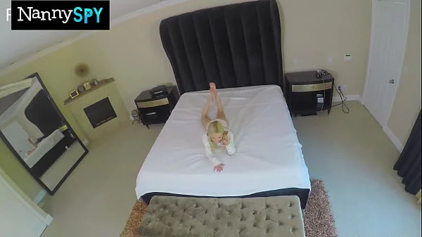 Nanny With Tiny Tits Milks Every Drop Out Of Her Bosses Cock To Keep Her Job