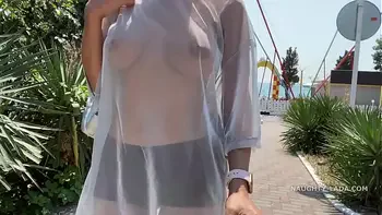 Transparent dress selfie for my subscriptions