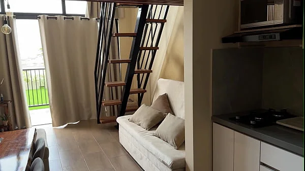 I seduce my married neighbor and invite him over to my house while my cuckold husband is away, he fucks my hairy pussy and cum in my mouth! Liatovar