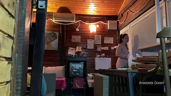 I met delivery guy naked. He asked me to touch my boobs and i let him do it.