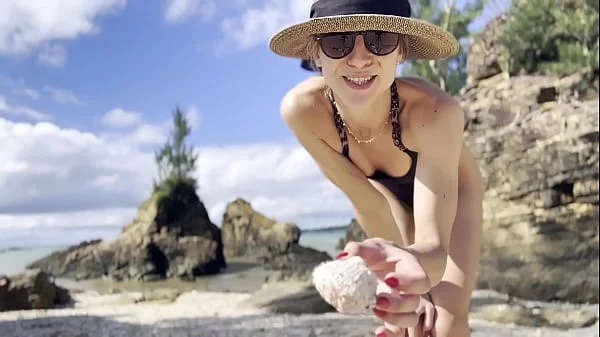 SFW Cleaning Natural Beach at Pacific Ocean