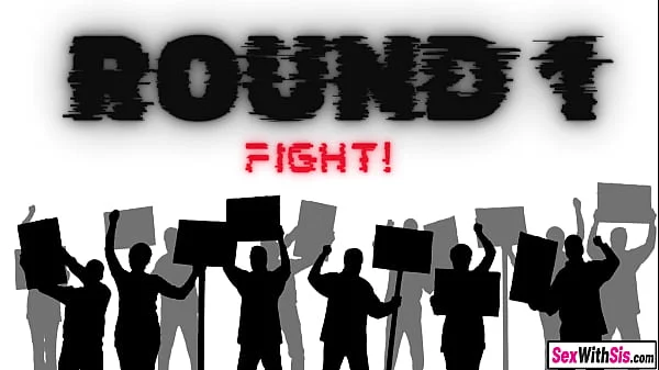 Tiny teen stepsister wins a bet and rides her step bros big dick