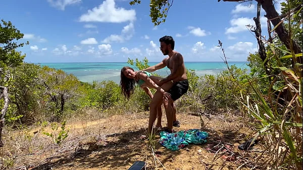 Sexo ANAL ao ar livre em praia Nordestina