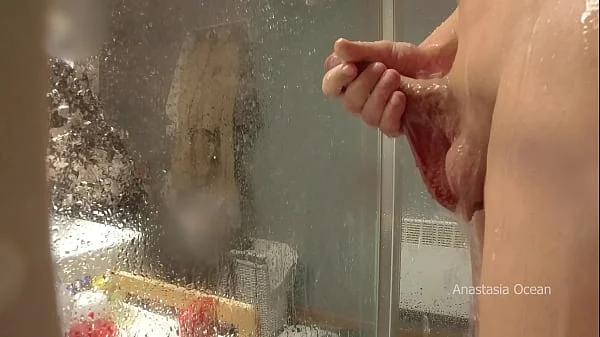 Stepmom came to his bathroom, he started jerking, she likes to watch. My pervert family.