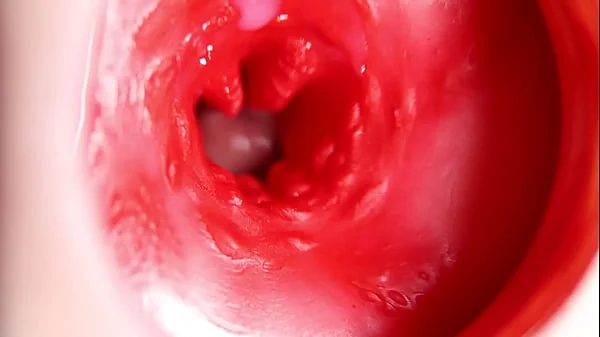 This beautiful pussy is pulsating and squeezing my cock! Camera inside the hole!