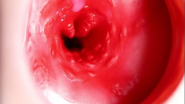 This beautiful pussy is pulsating and squeezing my cock! Camera inside the hole!