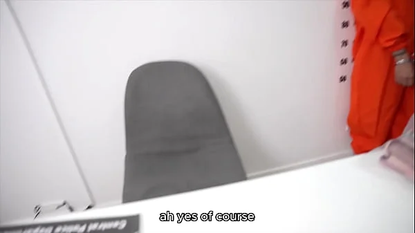 I teach the inmate how to behave by giving her a rough fuck on her tight asshole.