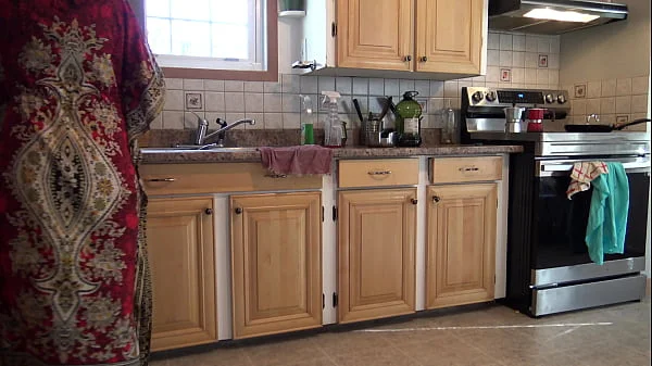 Turkish stepmom is SHOCKED when her stepson licks his own cum out of her pussy