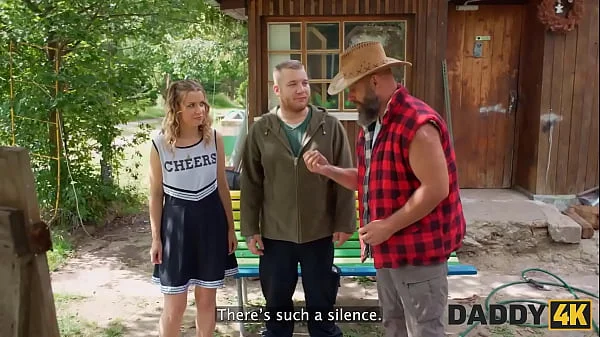 DADDY4K. Lowkey stepson didn’t know how his fiancee is good in sucking his Daddy’s cock