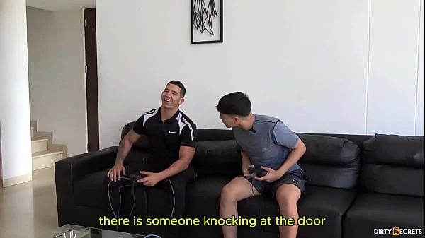 I FUCK EMMA ANTURIN WHO IS MY STEPBROTHER LEO WILD'S GIRLFRIEND AND I COME INSIDE HER WHILE HE IS BRINGING FOOD