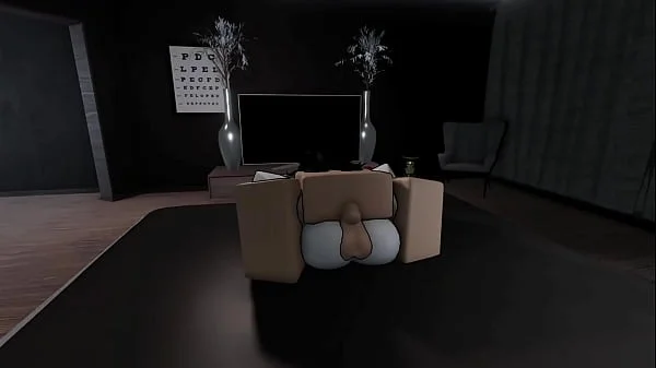 Fucking with my busty goth friend in roblox