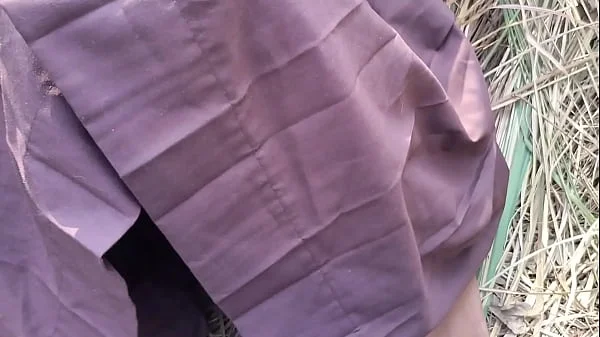 INDIAN SCHOOL CAUGHT WITH BOYFRIEND IN JUNGLE AND PUNISHED AS HARD FUCK BY BLACK INDIAN GUY