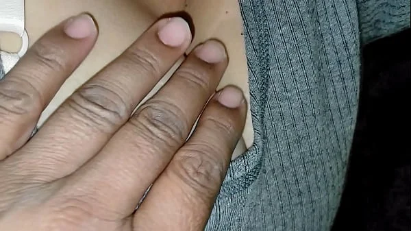 Step brother rubbed and fucked the smooth pussy