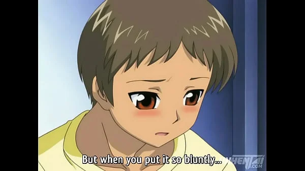 Hentai - Young Virgin Boy Begs a Busty MILF for Sex! [Uncensored] [Subtitled]