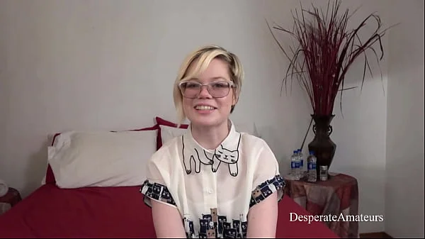 Desperate Amateurs Pearl gets her tight pussy pounded hard