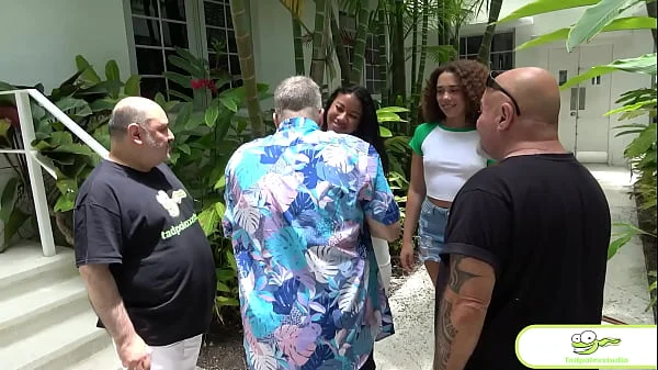 Tadople And His Friends Pound Ameena Green's Pussy In Raw Four-Way!