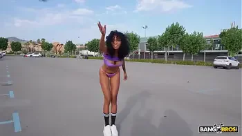 BANGBROS - Barbie Rous Can't Hold Her Sexual Urges So She Fucks In Public Under A Bridge