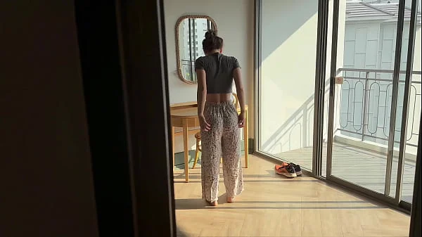 Sharing Hotel Room with Hot Stepsister!