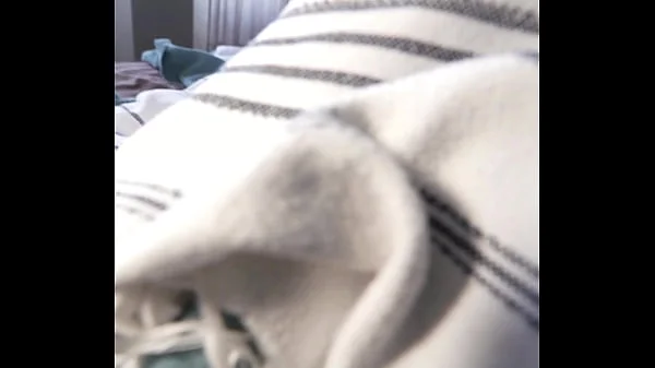 My Hot Stepmom caught me jerking off on her nudes and helped me cum