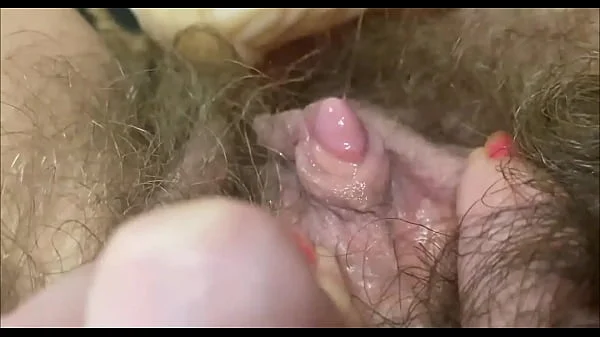 big clit orgasm closeup