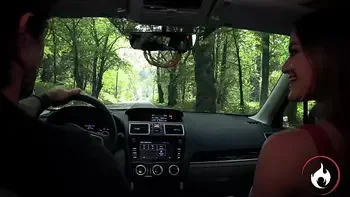 Horny Hitchhiker Kenzie Madison: bangs a stranger -Laz Fyre