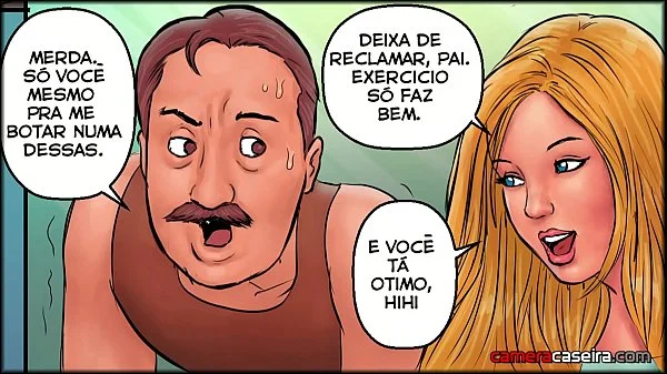 Malhando com o Papai - HQ AS PATRICINHAS