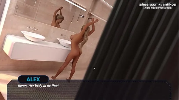 Dreams of Desire | Horny stepmom milf with big boobs masturbates her wet petite tight pussy while thinking about her stepson's big cock | My sexiest gameplay moments | Part #1